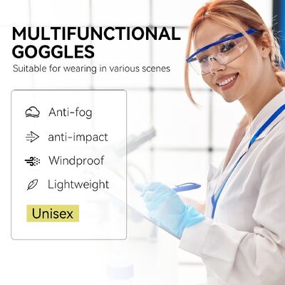 Quality  Working Spectacles Lenses Prescription Goggles CE ANSI Z87.1 Fashion Anti Fog Dust Work Stylish Clear Dark Safety Glasses Impact Resistant UV Protection Lightweight Comfortable Lab Workshop Industrial factory