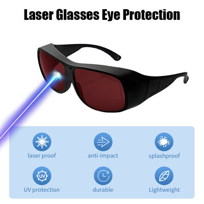 Anti Glare Laser Protection Glasses Laser Goggles Laser Safety Goggles for Laser Cutting Engraving Laboratory Use