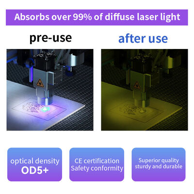Anti Glare Laser Protection Glasses Laser Goggles Laser Safety Goggles for Laser Cutting Engraving Laboratory Use