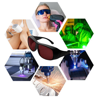Anti Glare Laser Protection Glasses Laser Goggles Laser Safety Goggles for Laser Cutting Engraving Laboratory Use