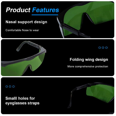 200nm-2000nm CO2 CE EN207 Fiber Cutting Welding Goggles Eye Protection Protective Ipl Hair Removal Goggle Laser Glasses