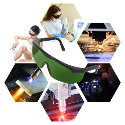 EN207 Z87 590 690nm Ipl Beauty Welding Laser Safety Goggles Protective Hair Removal 1064 Fashion UV400 Laser Safety Glasses