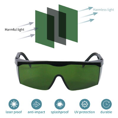 Laser Glasses Protection 10600nm CO2 Certified Eye Protect Glasses YAG KTP RUDY Diodes IPL Glasses ND-YAG Laser Safety Goggles