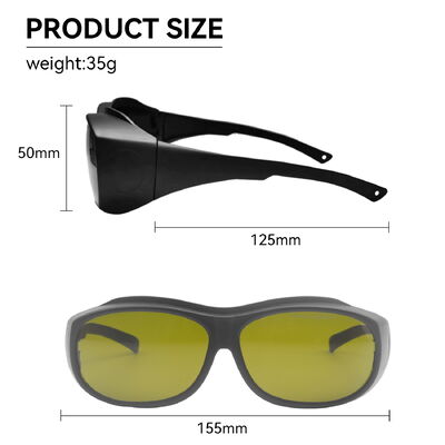 190-510nm OD6 Laser Protection Glasses Blue Light Blocking Glasses UV Protection Lasers Laser Safety Glasses Goggles