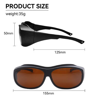 190-540nm 750-1100nm Laser Glasses 755nm 1064 OD6 Laser Protection Goggles 532 Laser Protection Safety Glasses