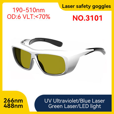 Certified 190-510nm OD6 Laser Protection Goggles 450nm Anti Blue Light for Laser  Diode Machine Laser Safety Glasses Lenses