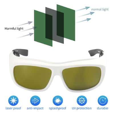 Certified 190-510nm OD6 Laser Protection Goggles 450nm Anti Blue Light for Laser  Diode Machine Laser Safety Glasses Lenses
