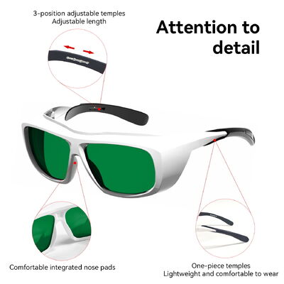 590-690nm OD6 Laser Protective Safety Glasses Goggles Red Light Blocking Laser Lenses Eye Protection Glass