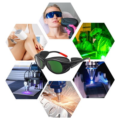 CE EN207 Ansi Z87 IR Radiation OD5 OD7 808 1064nm Ipl Hair Removal Anti Fog Eye Protective Welding Laser Safety Goggles Glasses