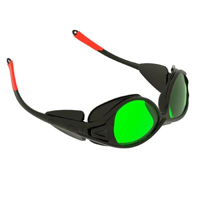 CO2 Fiber Radiation Goggles Ndyag Class OD7 Red Bomper 190-450 1064nm Ipl Beauty Operator Working Welding Laser Safety Glasses