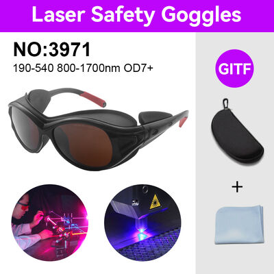 190-540nm 800-1700nm Laser Protective Goggles Glasses Certified 532nm 755nm 1064nm Laser Protection Safety Glasses