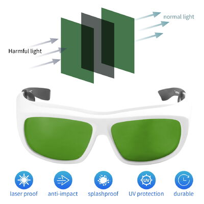 765-865nm 808nm OD6 Customize Laser Protection Lenses Protective Glass for Welding Cutting Engraving Laser Safety Glasses Goggle