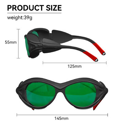 CE Certified 200-2000nm IPL Beauty Welding Laser Safety Goggles 1064 10600nm CO2 Protective Laser Welding Glass Safety Glasses