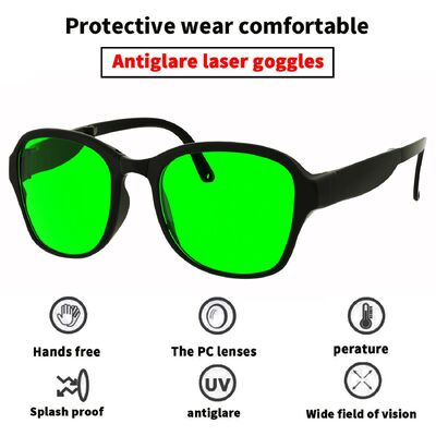 Sunglasses Laser Goggles CE EN207 Ansi Z87 Hair Removal Goggle Ndyag Fiber Green Protective Safety Glasses Eye Protection
