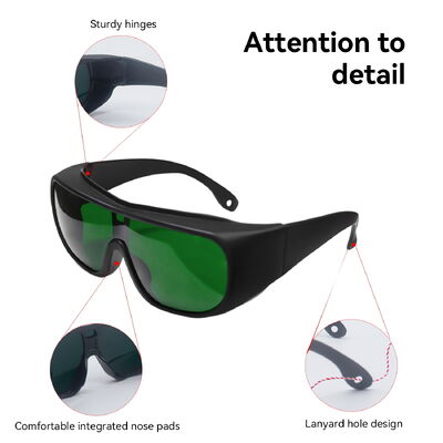 Laser Protective Gasses 532 1064 808 190-2000nm 10600nm OD6 CO2 Protection Goggles Laser Safety Laser Goggles