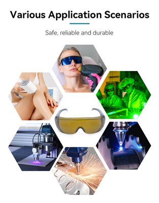OEM & ODM 200-2000nm Laser Safety Goggles 10600nm CO2 OD4 NAY Welding Protection Glasses Eye Protection