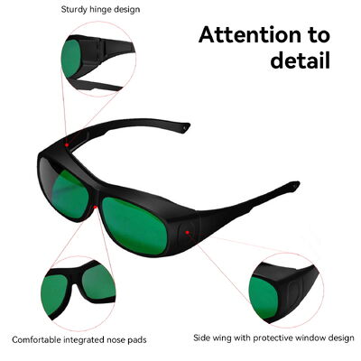 200nm-2000nm CO2 EN207 Fiber Cutting Laser Welding Goggles Ipl Hair Removal Radiation Laser Safety Glasses