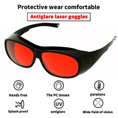 Factory Direct Sale Anti Fog Scratch Resistant Laser Safety Glasses IPL 200-2000nm Safety Laser Goggles Over Glasses