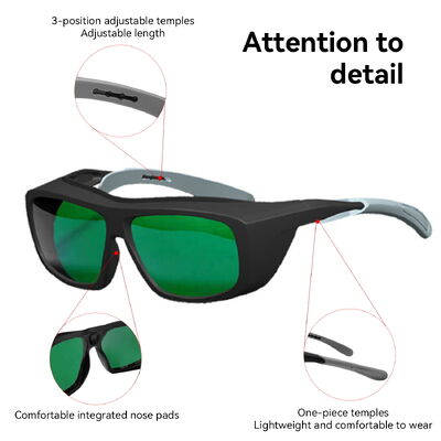 200-2000nm 10600nm  IPL Diode Fiber Laser Eye Protection Glasses 1064nm Cutting Goggles Industrial Laser Safety Goggles