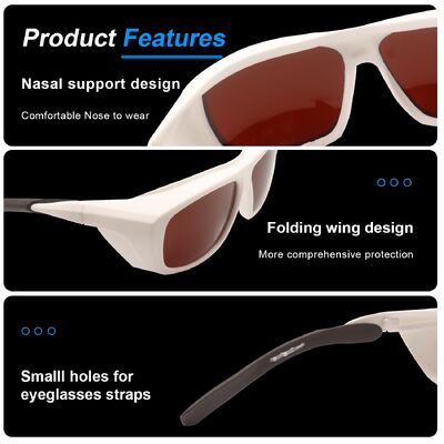 190-490nm Wholesale High Quality Eye Protection Laser  Protective  Eyewear Laser Industrial Safety Glasses