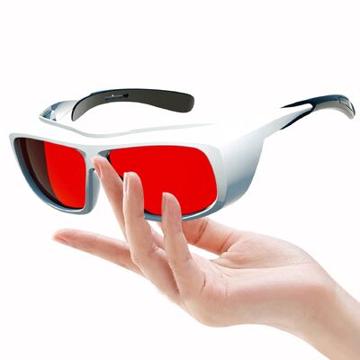Fiber Radiation CO2 Goggle Ndyag Red Bomper 190-450 1064nm Ipl Beauty Operator Laser Goggles Working Safety Glasses
