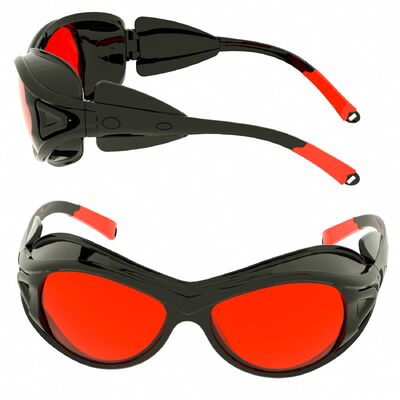 Best Seller CE EN207 Ansi Z87 Red Light Therapy Eye Protection Tanning Glasses With UV-resistant Coating  Laser Glasses Goggles