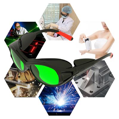 Industrial OD5 OD7 808 CO2 Ipl Diode Fiber Cutting Popular Goggles Anti Fog Safety Glasses Laser Personal Protective Equipment