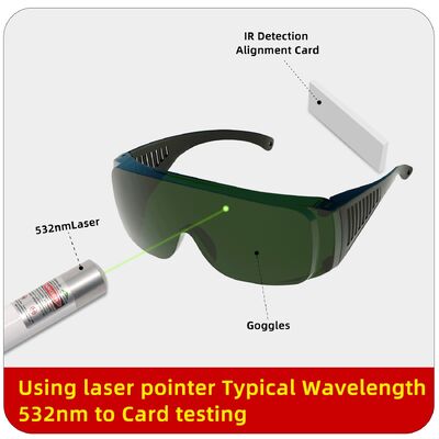 Industrial OD6 OD7 808 CO2 Ipl Diode Fiber Cutting Goggles Anti Fog Personal Protective Equipment Red Laser Safety Glasses
