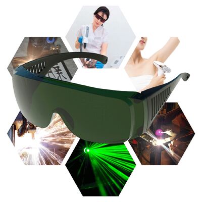OD5 OD7 1064nm Plastic Filter 808nm Unioptics Laser Protective Glass Industry Blue Green Lasershair Removal Glasses Safety