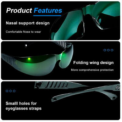 Model-2908 765-865nm & 808nm OD6 Security Eye Protection Safety Glasses for Hair Removal IPL OPT Photorejuvenation