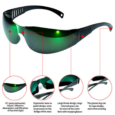 Hot-selling 200nm-2000nm OD6 Eyewear Shield Protective Eyes Protection  Laser Safety Glasses Goggles for Medical Beauty