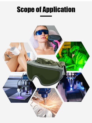 OEM ODM 1064nm Laser Safety Glasses Professional Headwear Use CO2 Protection Glasses IPL Laser Hair Removal Glasses Goggles
