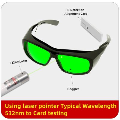 Stylish Goggle IR Radiation Ipl Diode OD5 OD7 800-1100 Fiber Cutting Welding Machine 740-850nm Eye Protective Protective Glasses