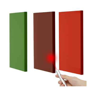 Customized Size 1064nm Safety Plate CO2 Diode Fiber Cutting Industrial OD7 OD8 CE EN207 Z87 Laser Protective Window Shields