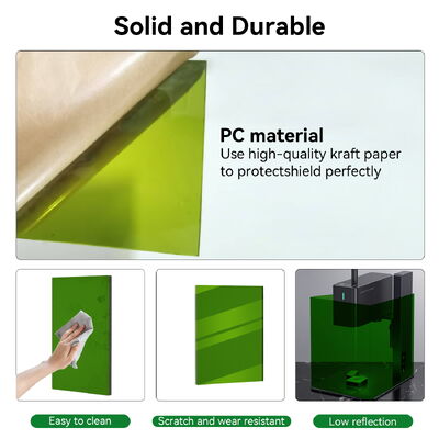 Size 360*400*3mm Customized Laser Protector Laser Protective Window 532 Eye Laser Protection Sheet Plate