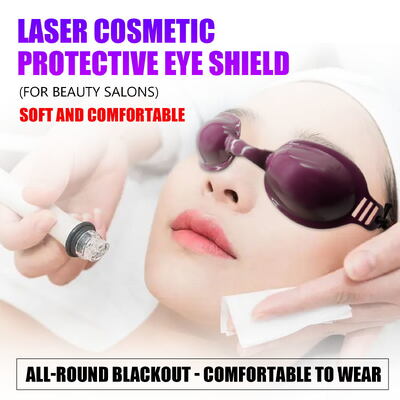 Beauty Patient Protective Wearing Length Adjustable Laser Goggles Eyeshade Safety Goggle for IPL Laser LED UV Lamp Treatment