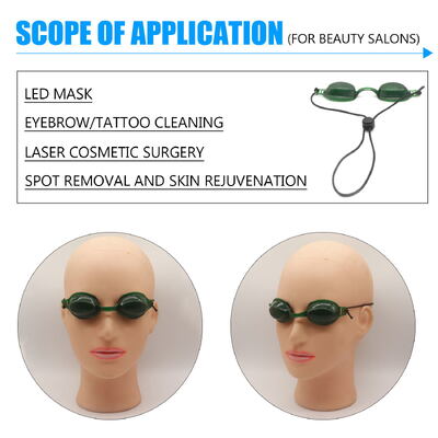 Factory Price Stylish Protection Eyewear Anti-Laser Beauty Eyeshade Safety Goggles Eye Mask for IPL Light E-Light Protection