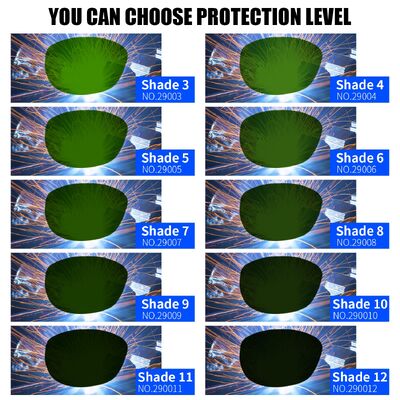 Factory Professional 3-13 Degree Shields Welder Gray Eyewear Protective Eye Helmets Weld Goggles Welding Glasses