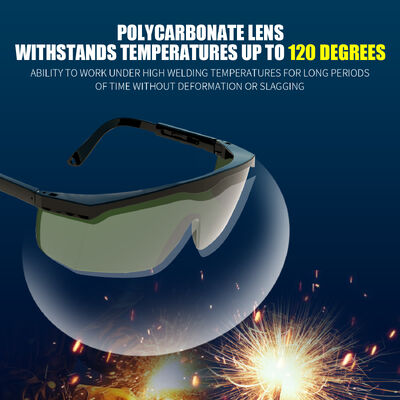 Professional 8 Degree Gray Eyewear Protective Eyes Helmets Weld Goggles Welding Glasses for Welder