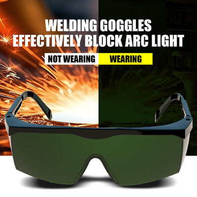 2024 Hot-selling 8 Degree Gray Eyewear Protective Eyes Helmets Weld Goggles Welding Glasses Welder