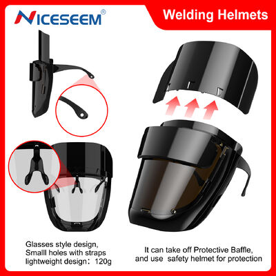 Lightweight Safety Goggles Glasses Laser Face Double Protective Hood Welder Mask Welding Helmets