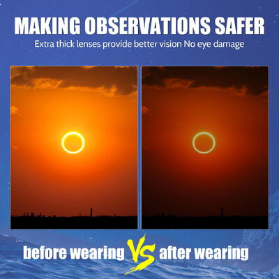 Solar Eclipse Glasses Certified Safe Shades for Direct Sun Viewing Approved 2024