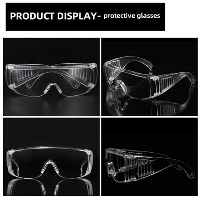 ANSI Z87.1 Anti Fog Safety Glasses Clear Polycarbonate With Side Shields for Industrial Work Men Women