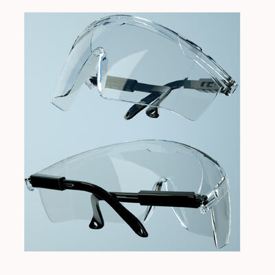 Factory Supply Luxury Safety Shield Glasses Anti Scratch 110 Degree Angle Design Clear Safety Glasses