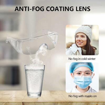 Ansi Z87.1 Protective Lab Security Clear Z87 Safety Glass Anti Fog Goggle Eye Protection Lentes De Seguridad Industrial Glasses