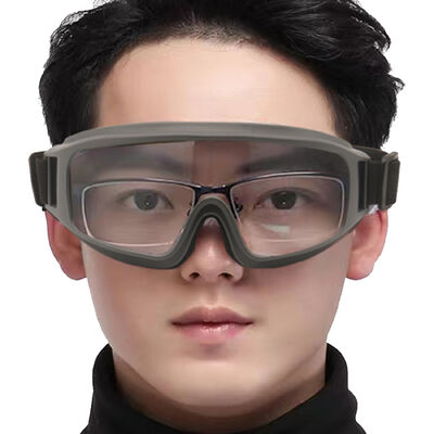 Hot-selling Wrap Around Eye Protection Big View Goggles CE Ansi Z87.1 Fashion Anti Fog Working Dark Clear Safety Glasses