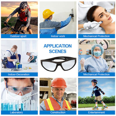 Custom Dust Clear Dark Lens Goggles Shield Trendy Ansi Z87 Unisex Impact Resistant Sunglasses Working Anti Fog Safety Glasses