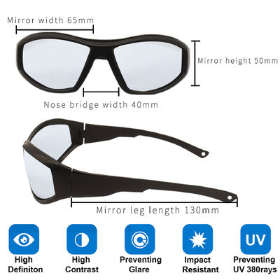 Custom Dust Clear Dark Lens Goggles Shield Trendy Ansi Z87 Unisex Impact Resistant Sunglasses Working Anti Fog Safety Glasses