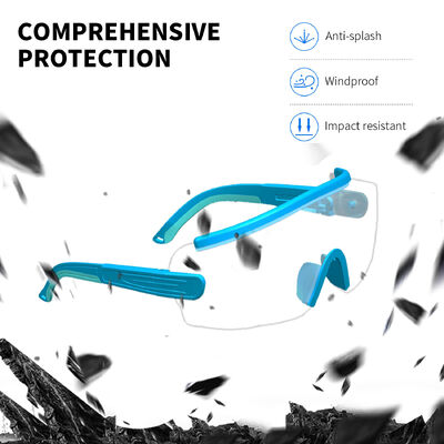 Custom Surgery Patient Protection Lenses Prescription Goggles Ansi Z87.1 Fashion Anti Fog Dust Stylish Clear Safety Glasses