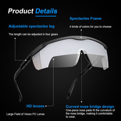 Protection Sand Lenses Goggle Prescription Frosted Goggles Fashion Anti Fog Stylish Dark Clear Shading Eye Over Safety Glasses